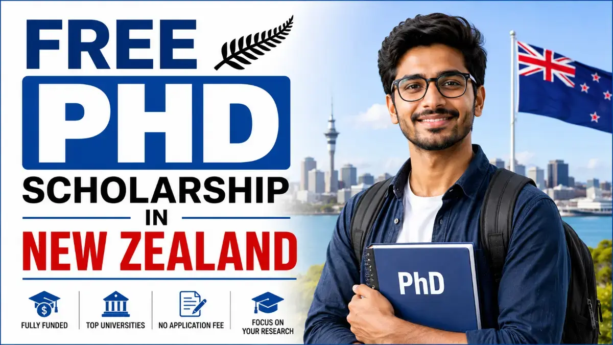 PhD Scholarship: फ्री में PhD करने भारतीयों को न्यूजीलैंड दे रहा सुनहरा मौका, ₹17 लाख स्टाइपेंड भी देगा